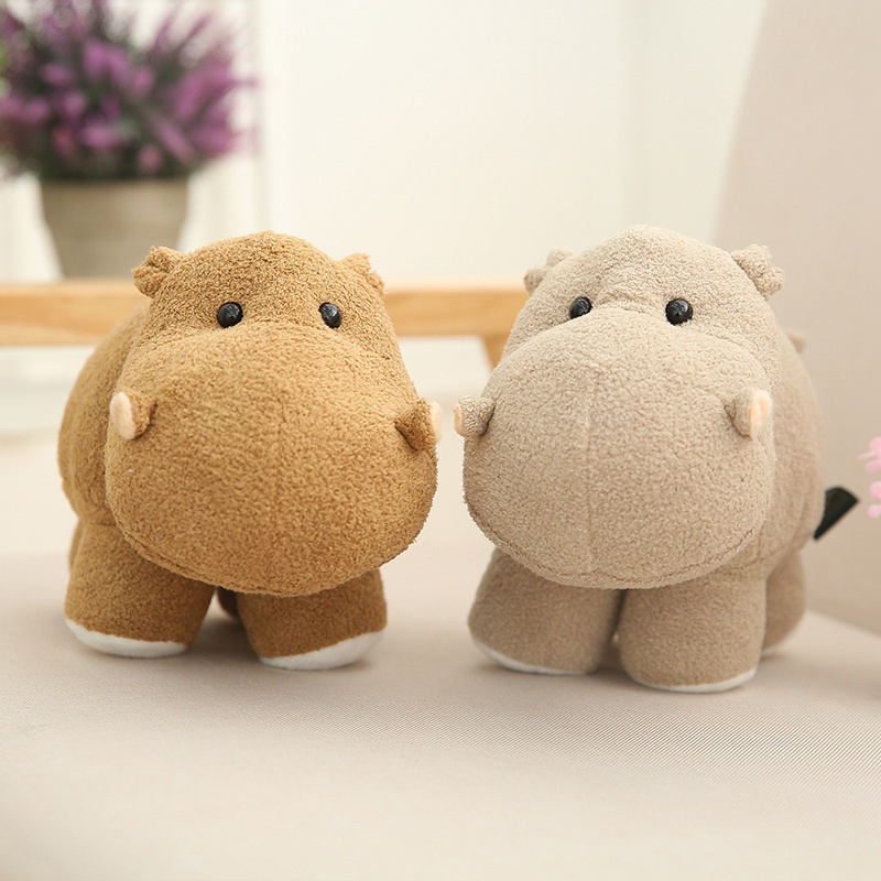 Kids Toys Elephant - Knuffelbaar Simulatie Olifant Hippo Pluchen Speelgoed