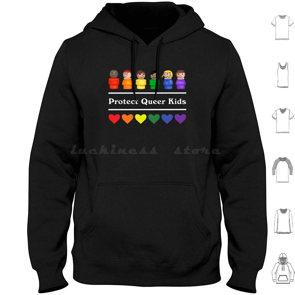Kids Toys Little People - Bescherm Queer Kids Hoodies met lange