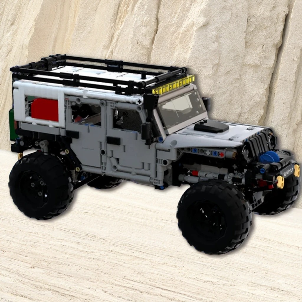 Kids Toys Jeep - 1260pcs MOC LXF Jeeped Wrangler Expeditie