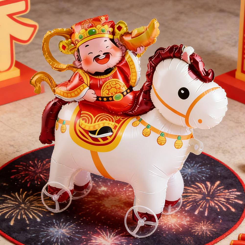 Kids Toys Horse - Cartoon Dierenthema 3D Ballon Paard Thema