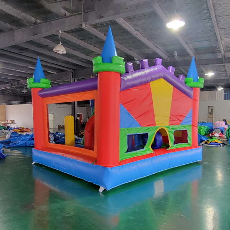 Kids Toys Rental - Reuze commerciële opblaasbare droge glijbaan buitenspeeltoestel