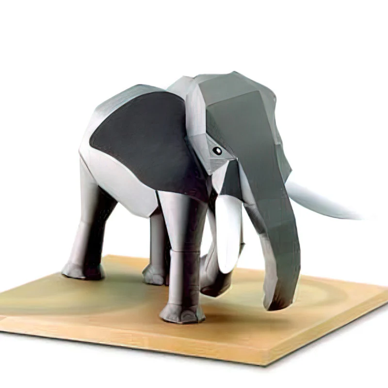 Kids Toys Elephant - Afrikaanse Olifant Origami Art Mini 3D