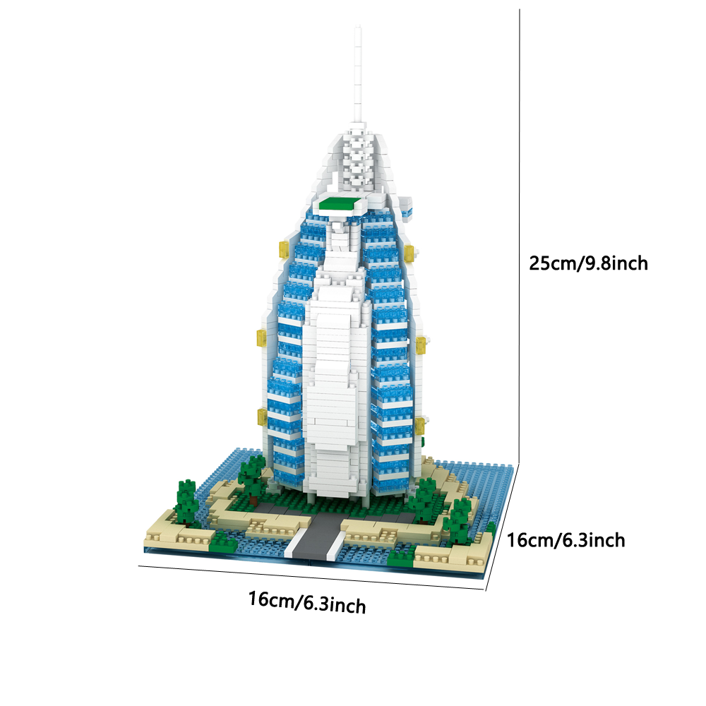 Kids Toys Dubai - Knieuwe gebouwde Dubai Skyline bouwsteenmodellen Creatieve