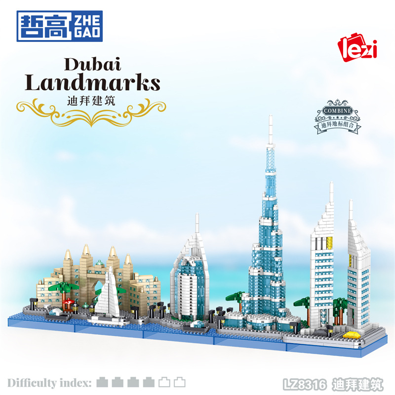 Kids Toys Dubai - Dubai Skyline Architectuur Gebouw Burj Khalifa