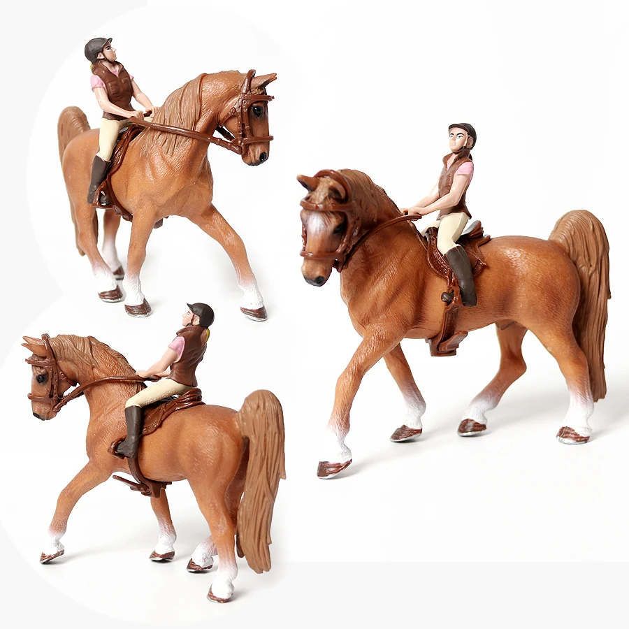 Kids Toys Horse - Speelgoedpaarden Ruiterpaard Speelset Boerderijdieren Actiefiguur Dierenfiguren