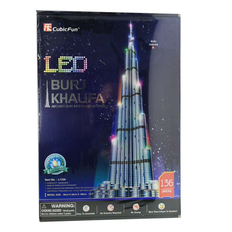 Kids Toys Dubai - 3d Puzzels 1.5M Dubai Burj Khalifa