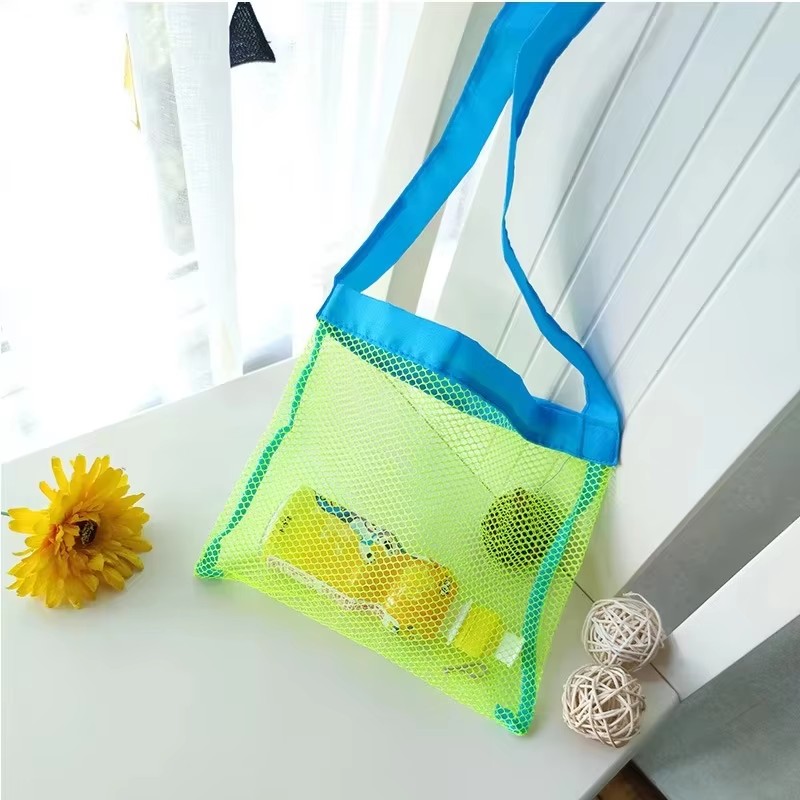 Kids Storage Toys - Kinderen Zand Afvoerbare Draagbare Mesh Tas