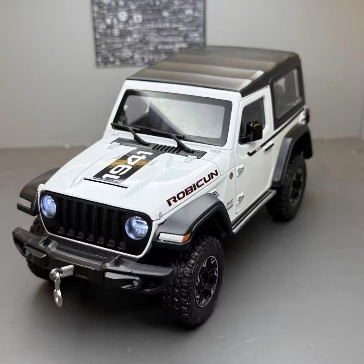 Kids Toys Jeep - 1:24 Jeeps Wrangler Rubicon Legering Model
