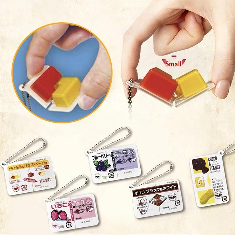 Kids Y Toys - Mini Jam Snap Fidget Speelgoed, Voedselthema,