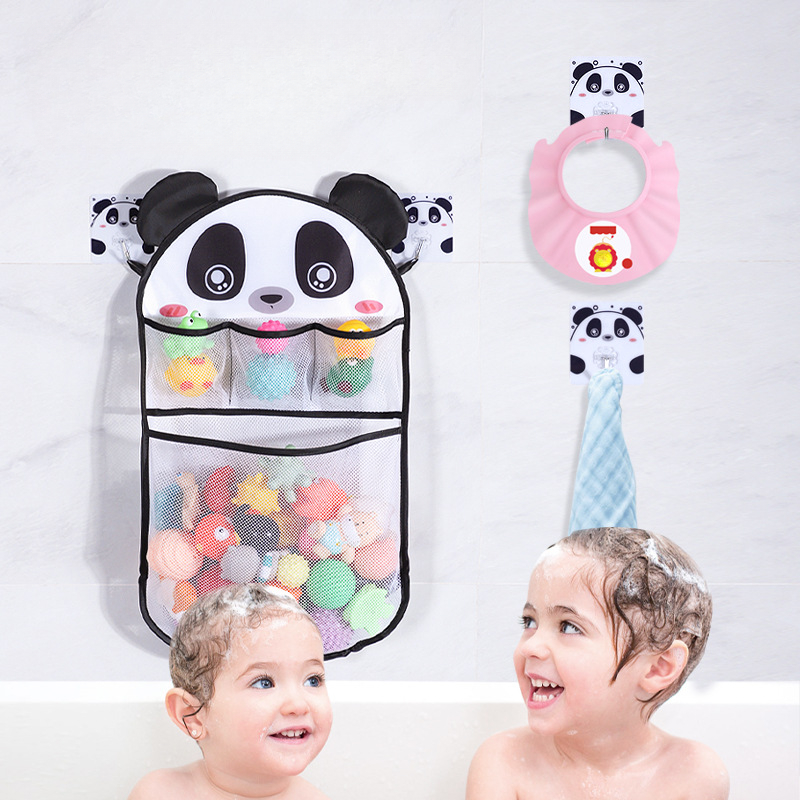 Kids Storage Toys - Cartoon Douche Hangmand Mesh Tas Badkamer