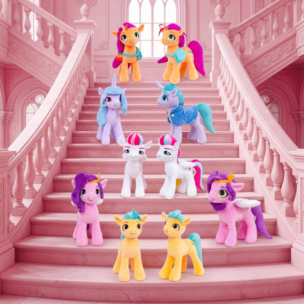 Kids Toys Horse - My Little Pony Pluche Speelgoed Paard