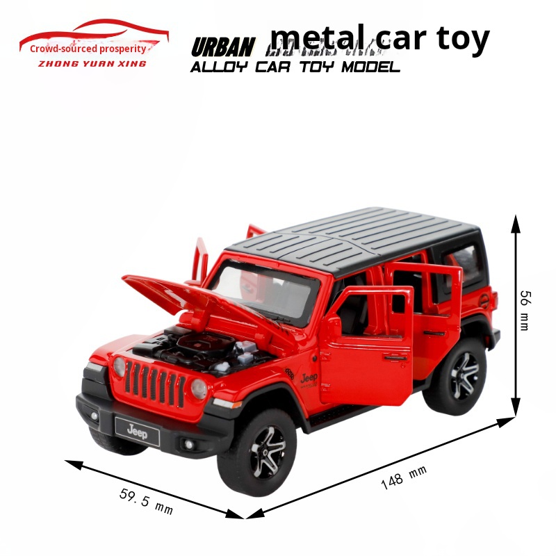 1/32 Jeep Wrangler Rubicon Off - Kids Toys Jeep recensie en prijs