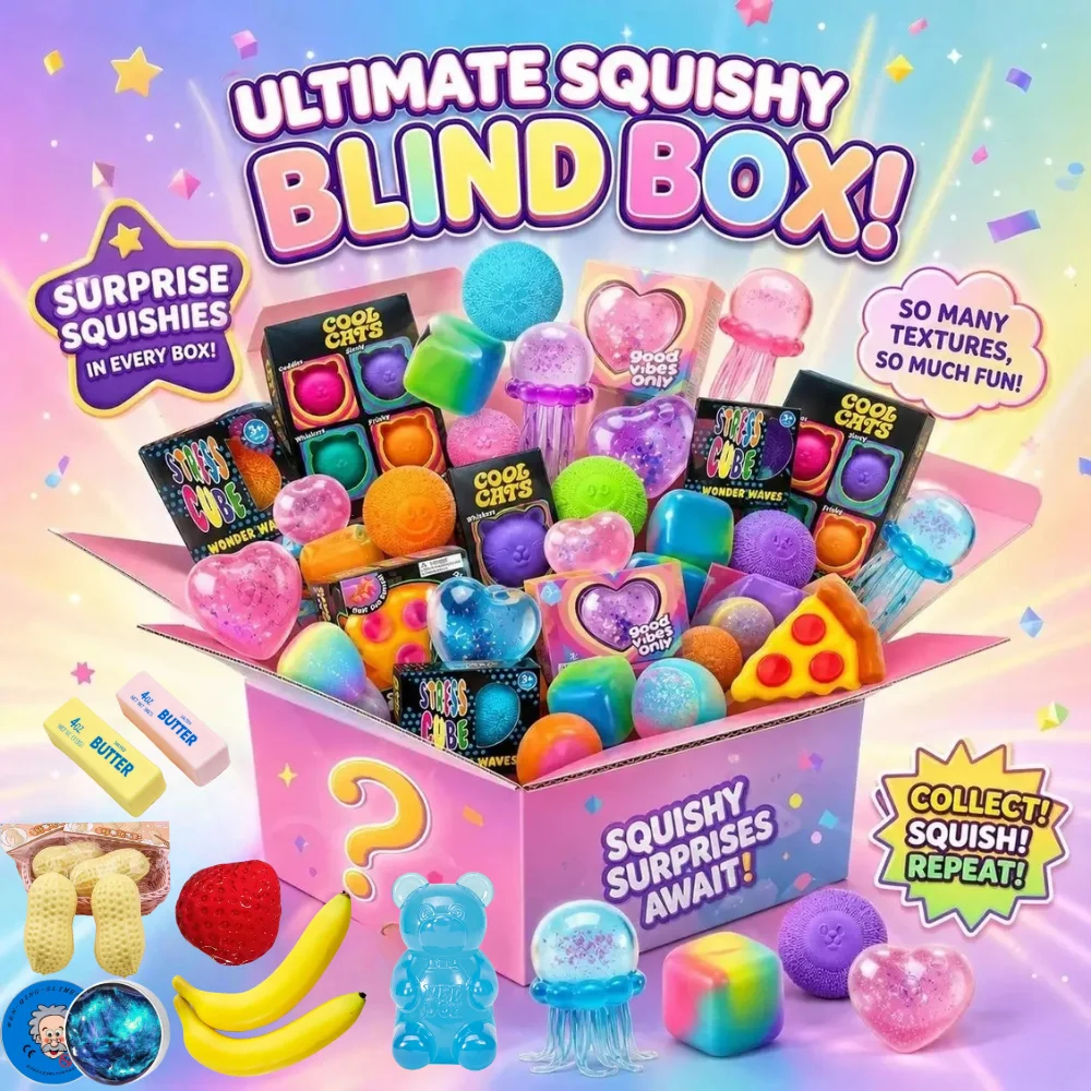 Squishy Mystery Box, Slow Risi - Kids & Toys Expo Saudi Arabia recensie en prijs