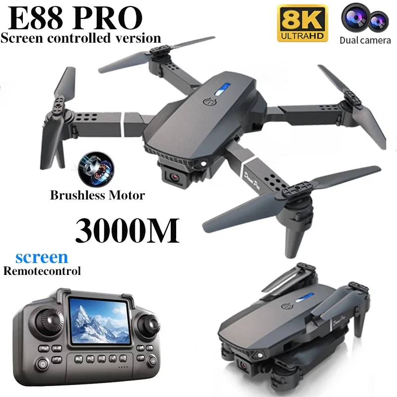 Professionele E88 PRO Drone me - Kids Toys Helicopter recensie en prijs