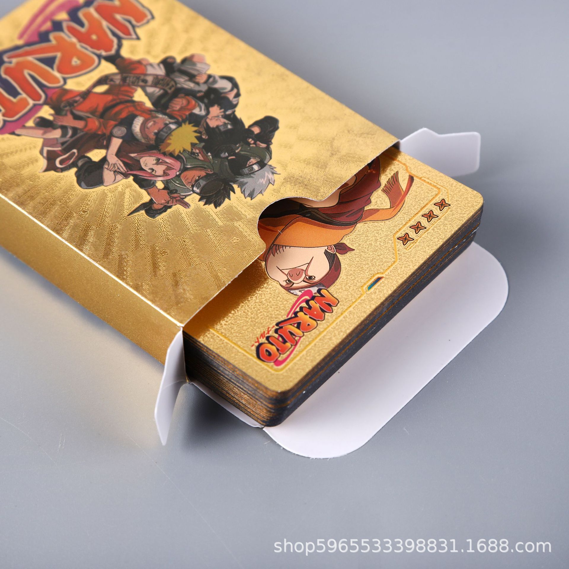55 stuks Naruto-kaart goud Eng - Card Game Kids recensie en prijs