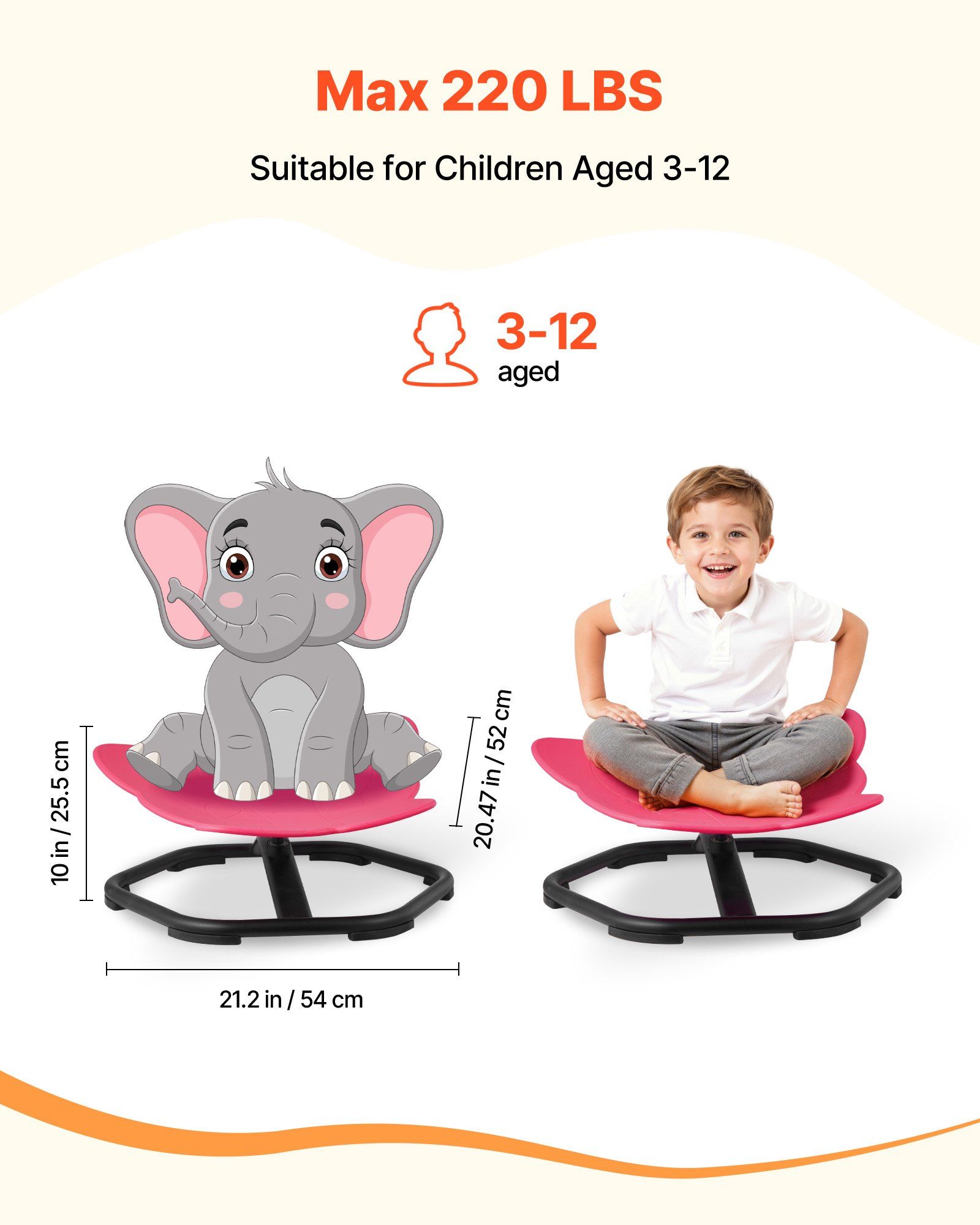 Draaistoel voor kinderen, draa - Kids Toys Elephant recensie en prijs