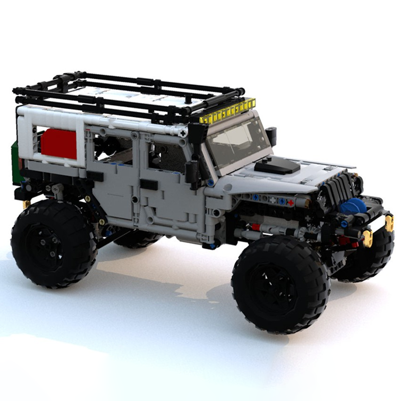 1260pcs MOC LXF Jeeped Wrangle - Kids Toys Jeep recensie en prijs