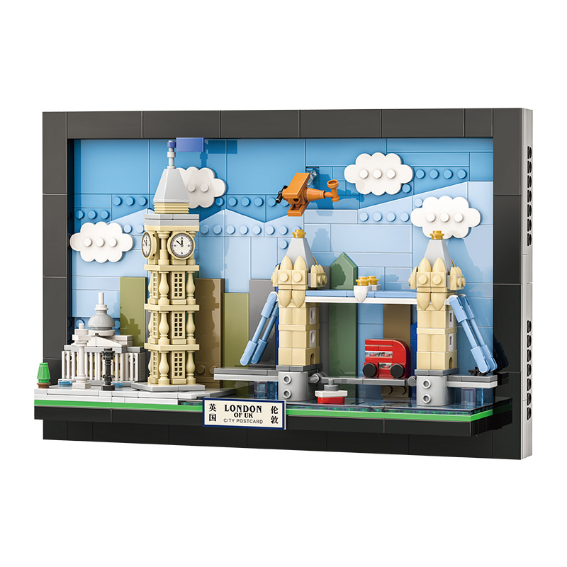 Londense stadspostkaart mini-b - Kids Toys London recensie en prijs