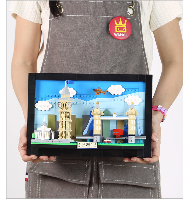 Londense stadspostkaart mini-b - Kids Toys London recensie en prijs