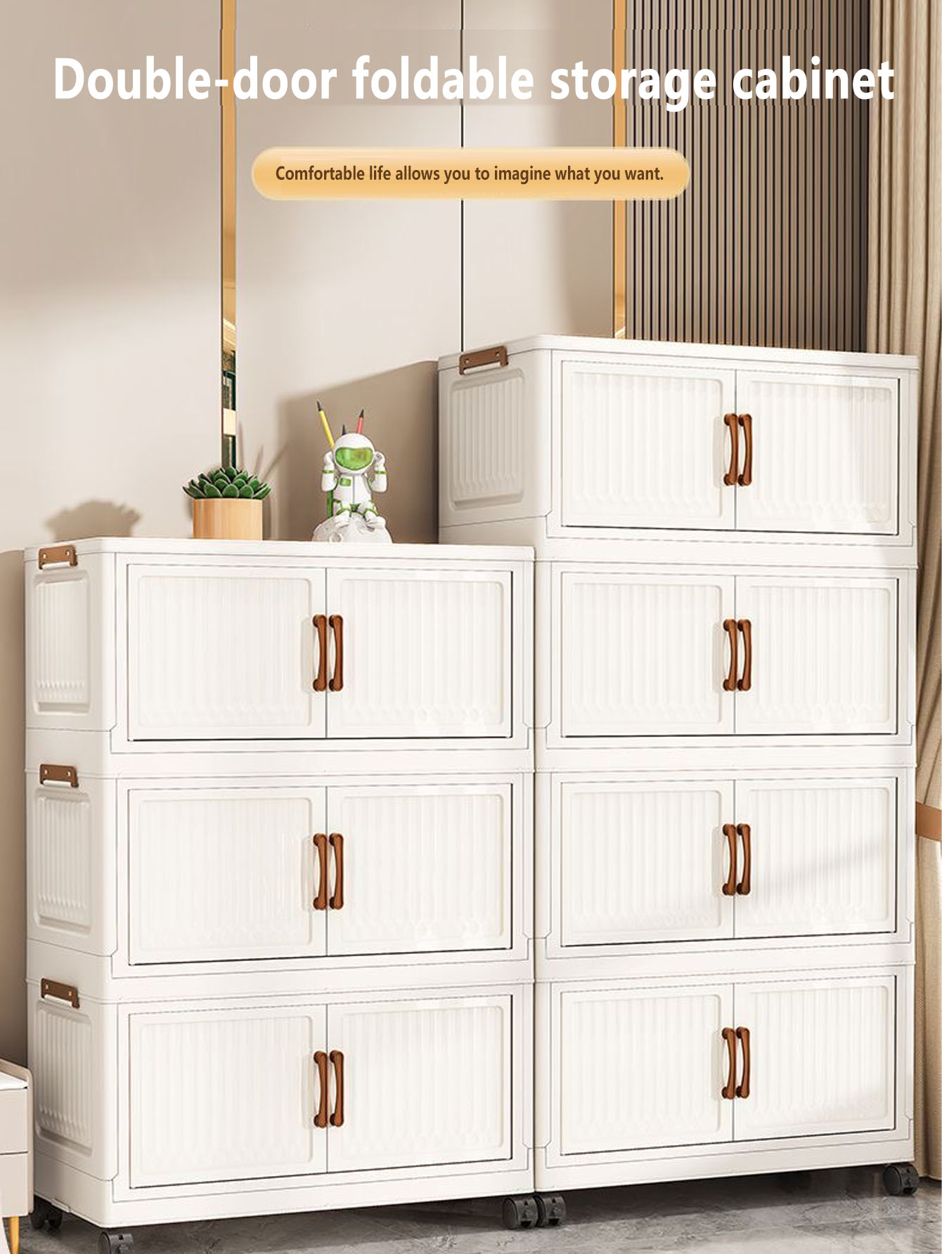 Opvouwbare plastic opbergkast  - Kids Storage Toys recensie en prijs