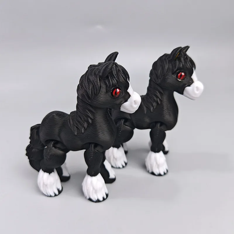 3D-geprinte beweegbare paarden - Kids Toys Horse recensie en prijs