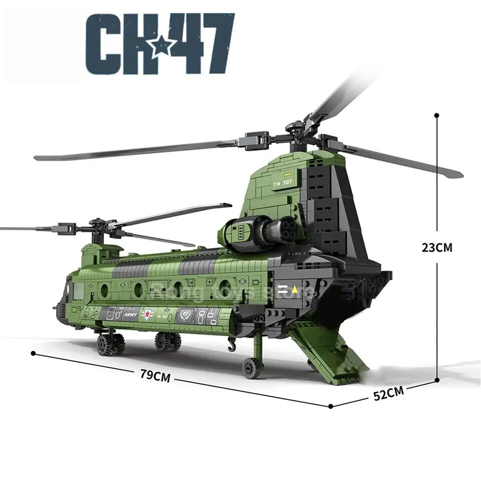 1622 Stuks CH-47 Chinook Trans - Kids Toys Helicopter recensie en prijs