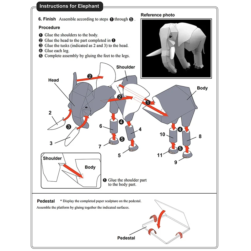 Afrikaanse Olifant Origami Art - Kids Toys Elephant recensie en prijs