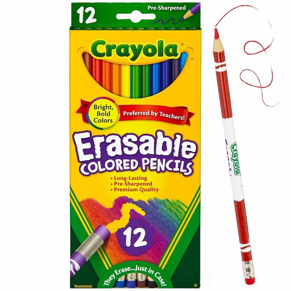 Crayola uitwisbare kleurpotloo - Crayola Art Supply recensie en prijs