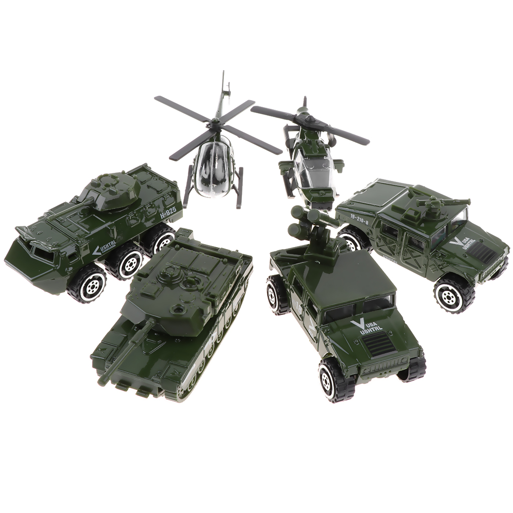 6 In 1 Diverse 1/87 Voertuigen - Kids Toys Jeep recensie en prijs
