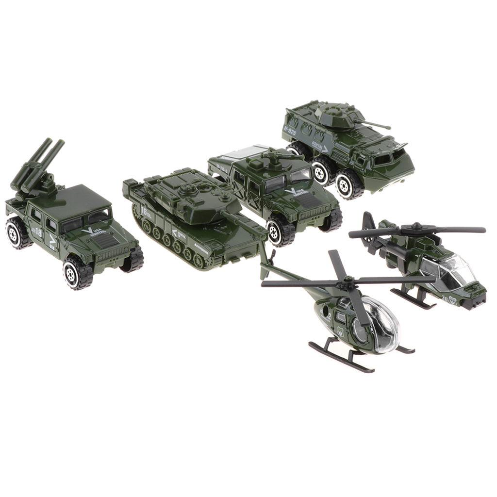 6 In 1 Diverse 1/87 Voertuigen - Kids Toys Jeep recensie en prijs