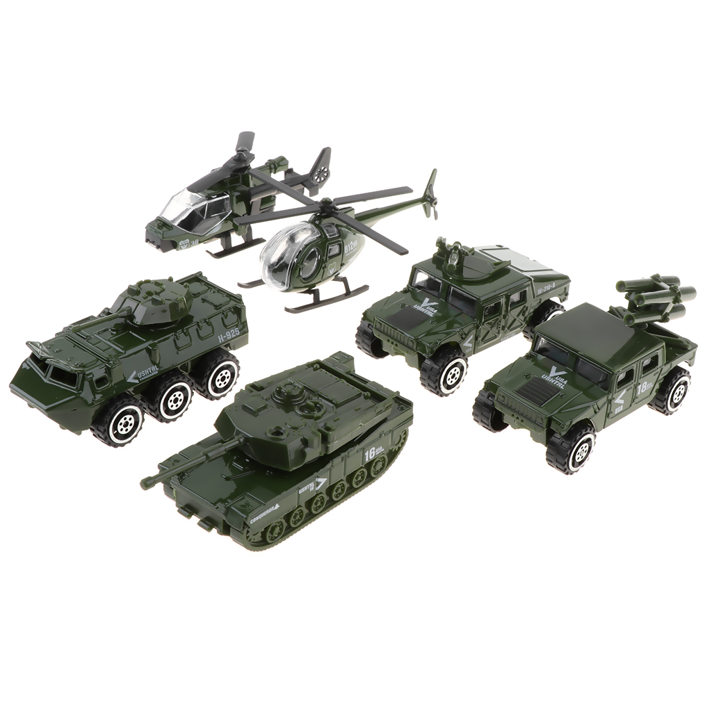 6 In 1 Diverse 1/87 Voertuigen - Kids Toys Jeep recensie en prijs