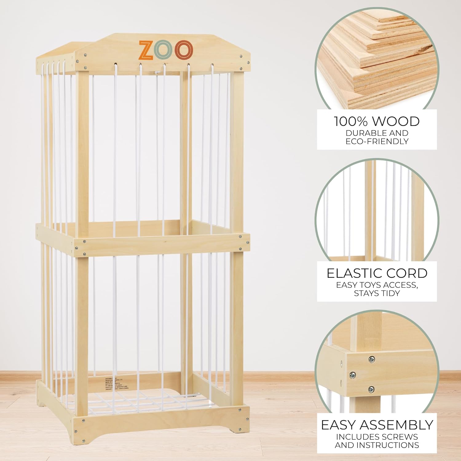 Eenvoudig te monteren grote ho - Kids Storage Toys recensie en prijs
