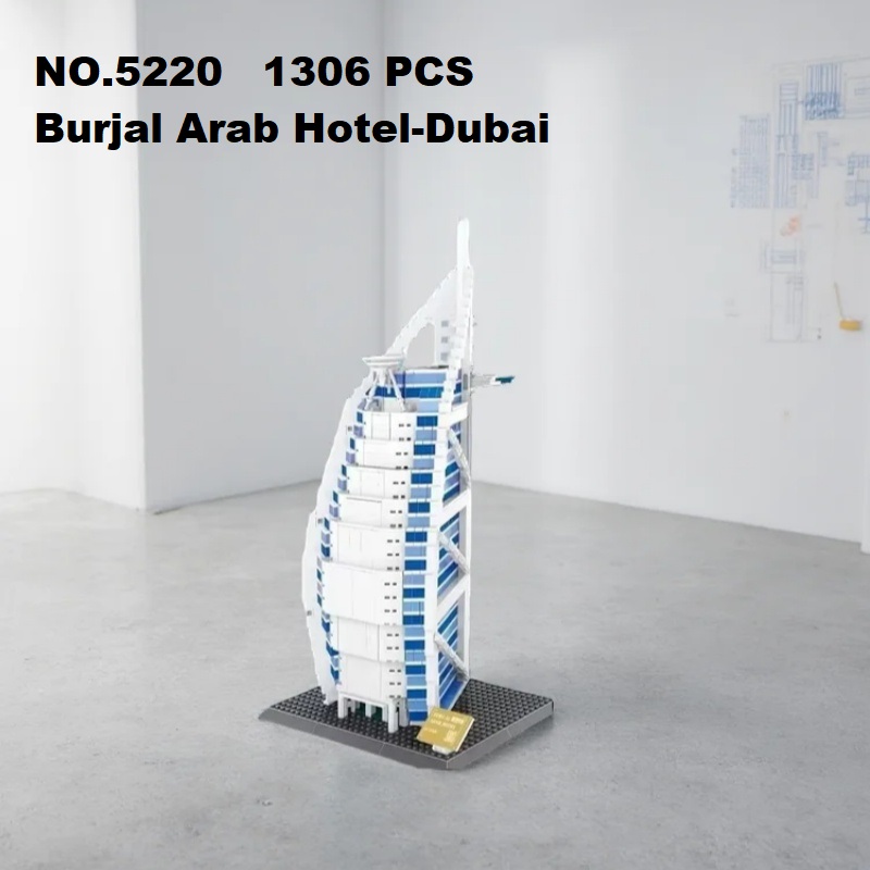 1306pcs Burjal Arab Hotel Duba - Kids Toys Dubai recensie en prijs