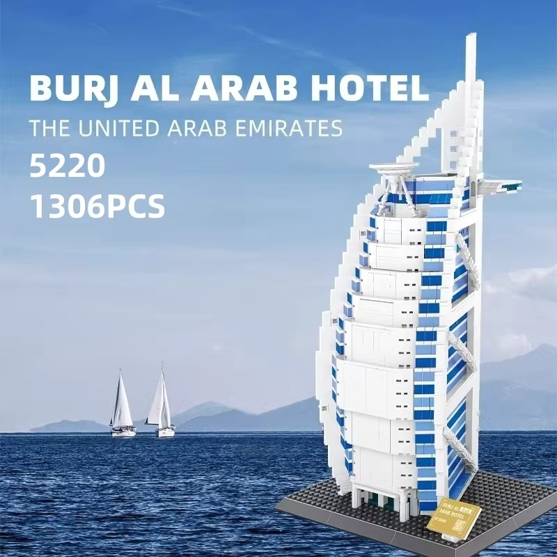 1306pcs Burjal Arab Hotel Duba - Kids Toys Dubai recensie en prijs