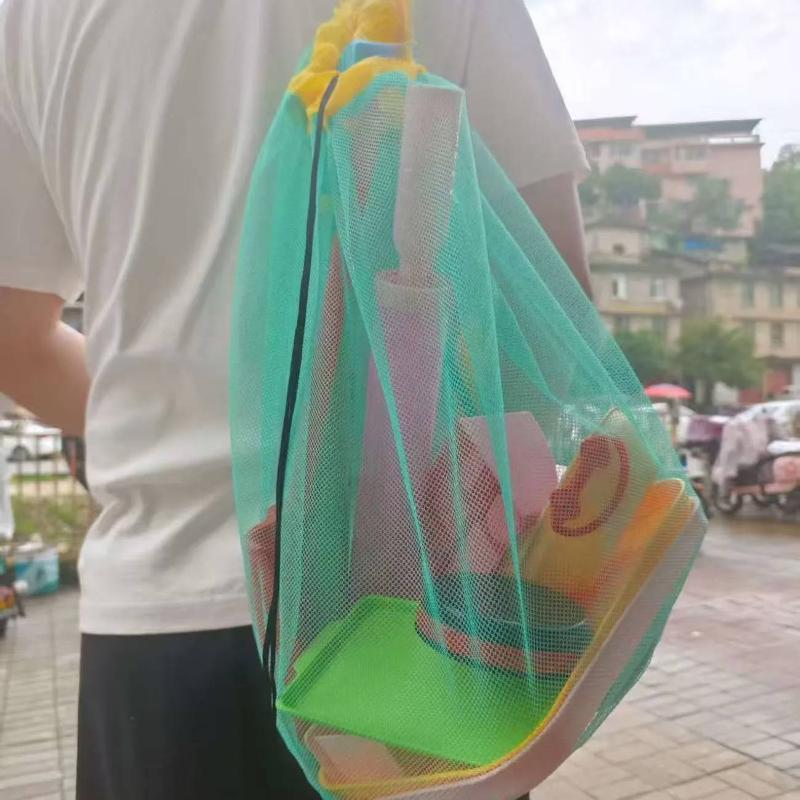 Draagbare mesh-strandopbergtas - Kids Storage Toys recensie en prijs