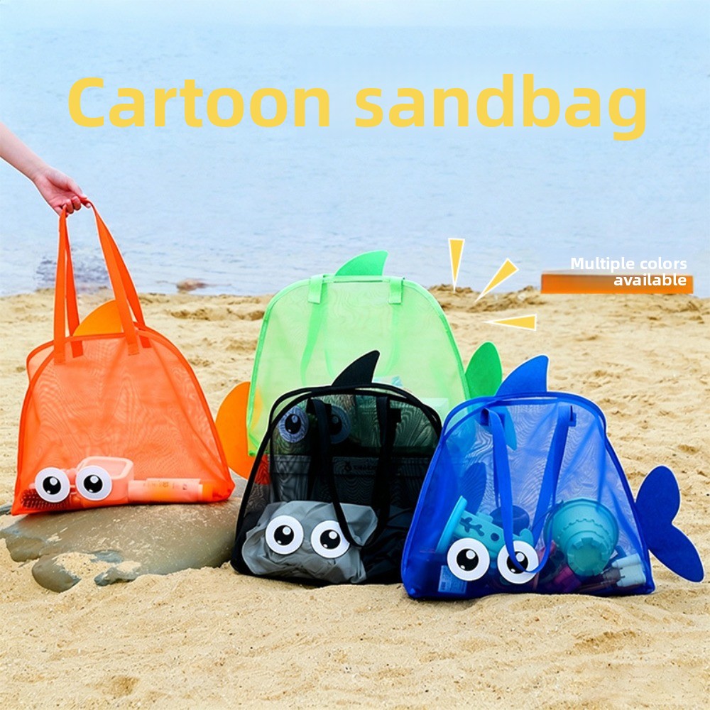 Strandtassen van mesh voor kin - Kids Storage Toys recensie en prijs