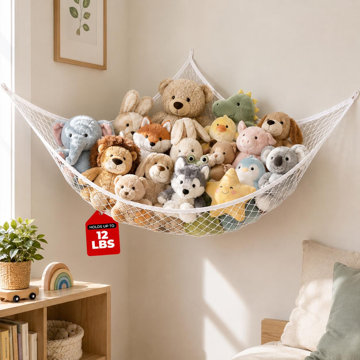 Mesh speelgoedopberghangmat Ha - Kids & Toys Expo Saudi Arabia recensie en prijs
