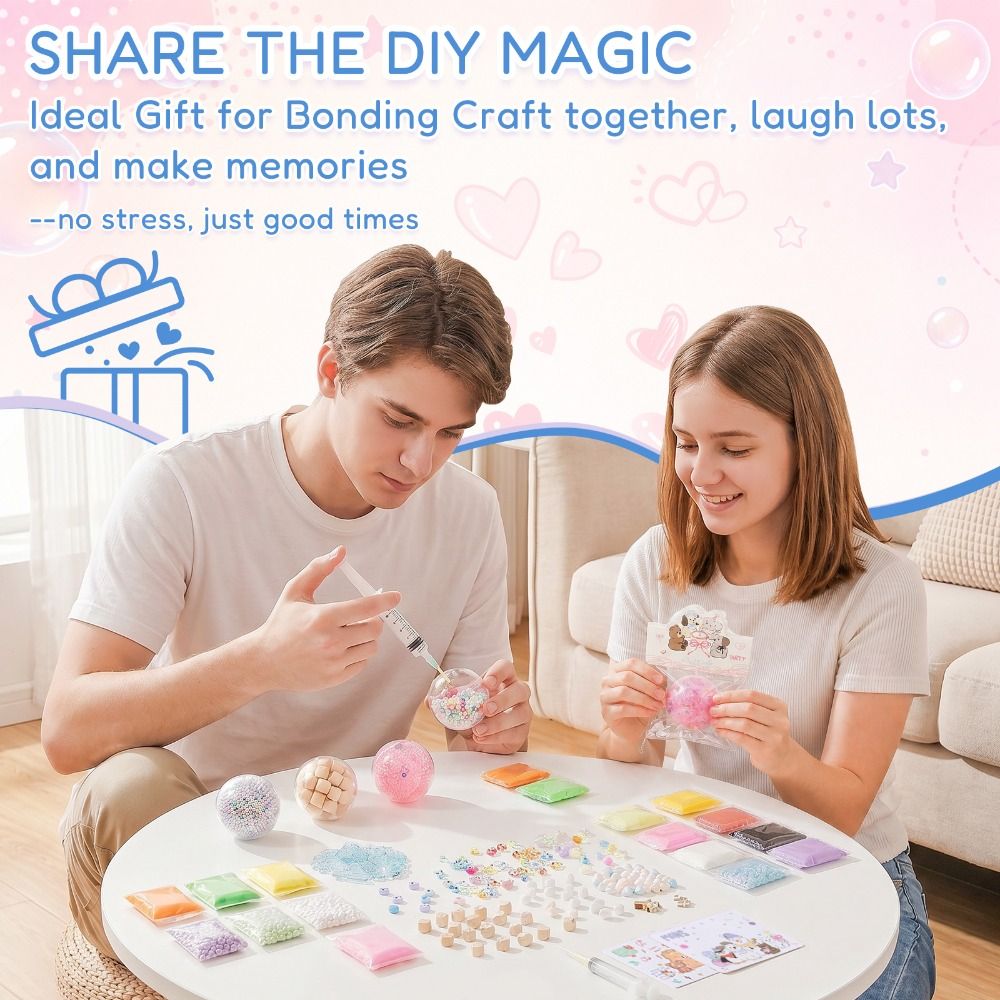 6cm Bal Skins DIY Stressbal Ma - Slime Making Kit recensie en prijs