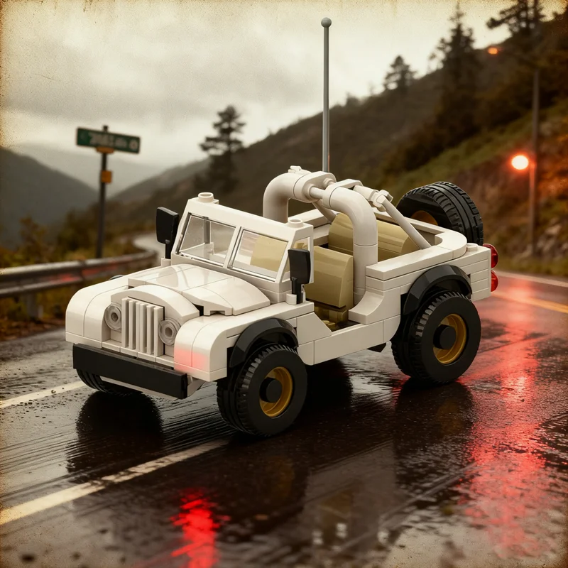 202-delige MOC Jeepped CJ 7 Da - Kids Toys Jeep recensie en prijs