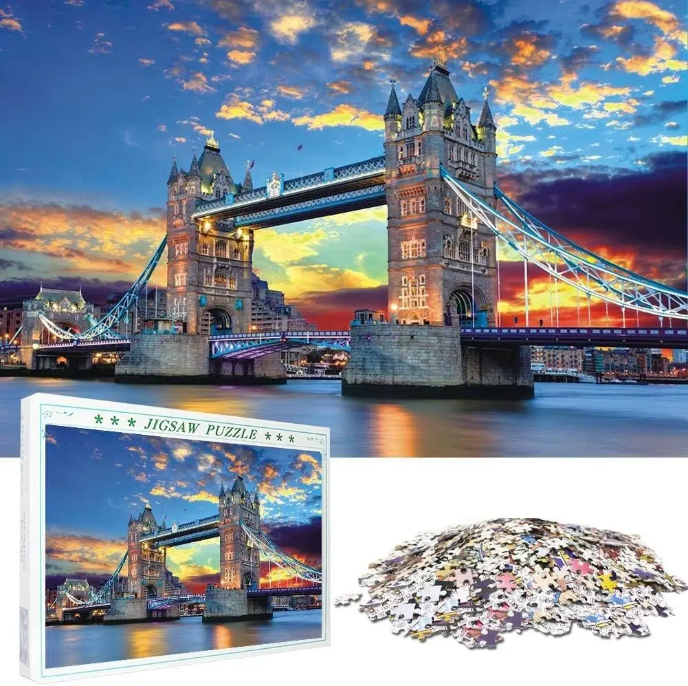 1000-delige beroemde landschap - Kids Toys London recensie en prijs