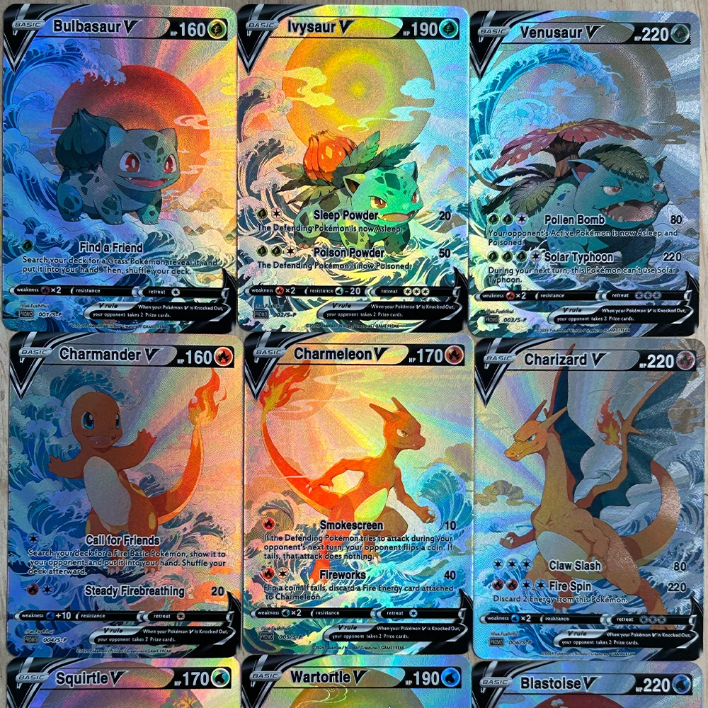 9 stks/set DIY Anime PTCG Coll - Card Game Kids recensie en prijs