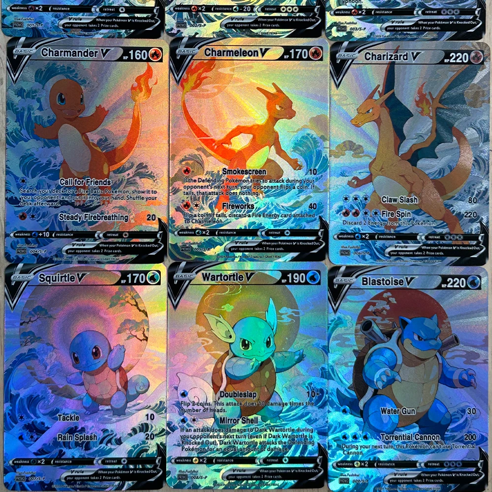 9 stks/set DIY Anime PTCG Coll - Card Game Kids recensie en prijs