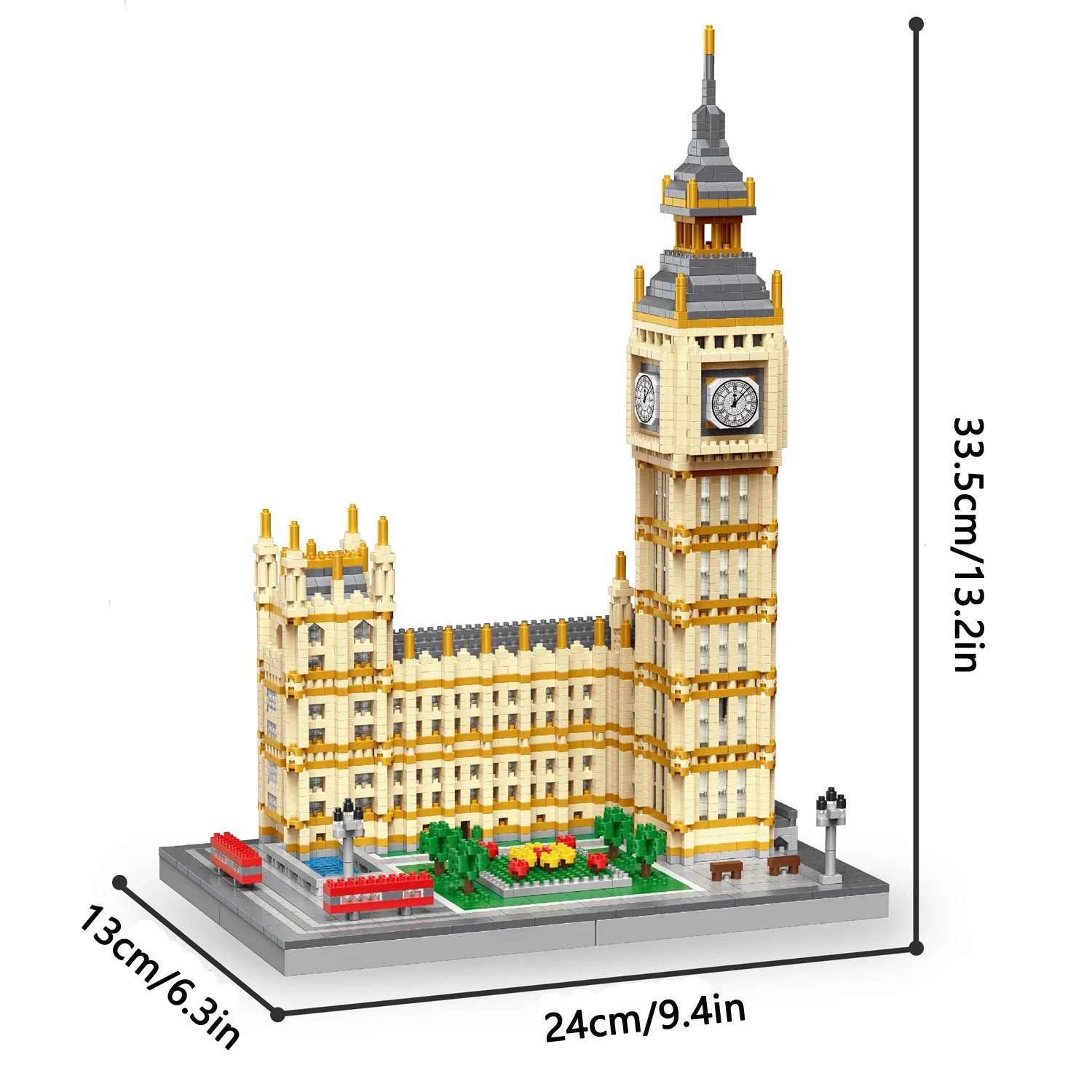 Micro Mini Bouwstenen Big Ben  - Kids Toys London recensie en prijs