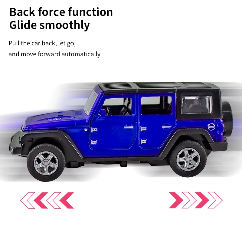 1:36 Legering JEEPS Wrangler A - Kids Toys Jeep recensie en prijs