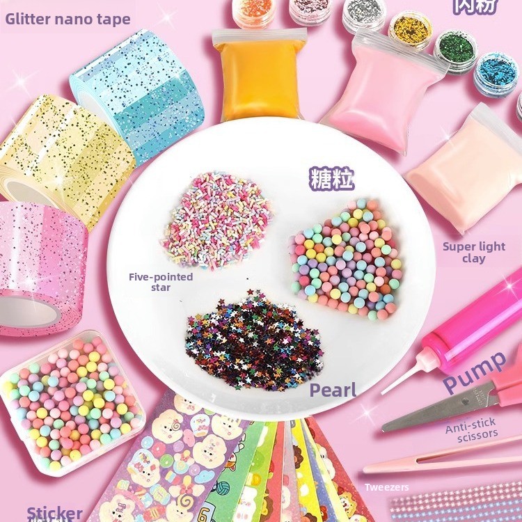 Glitter Nano Lijmset Bellenbla - Slime Making Kit recensie en prijs