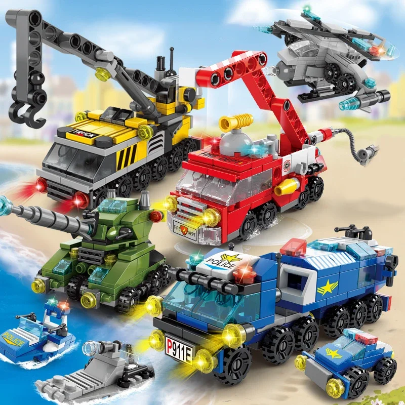City Fire Car bouwstenen voor  - Kids Toys Helicopter recensie en prijs