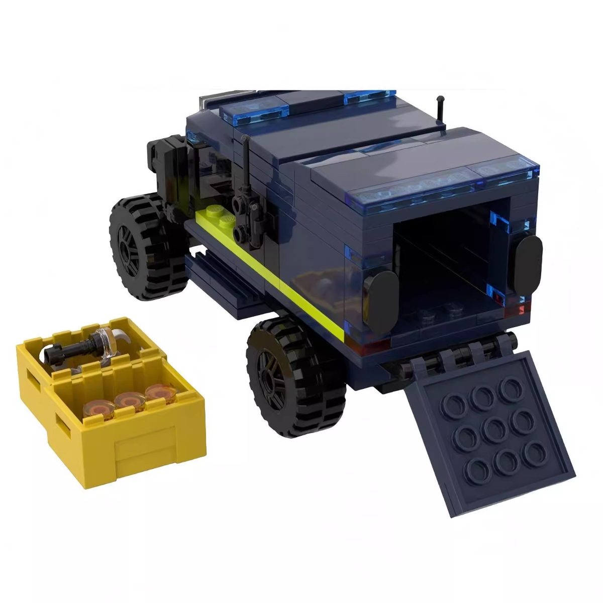 MOC Politie Multifunctioneel S - Kids Toys Jeep recensie en prijs
